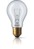 Lampada incandescenza trasparente E27 60W 12V