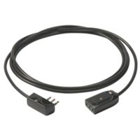 Prolunga lineare 10A 3m nero spina 10A piatta e presa 10A