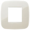 Arke - Round Reflex Plus plate in ivory technopolymer 2 places