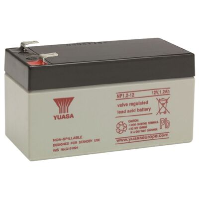 Yuasa NP1.2-12 - 12V 1.2Ah rechargeable battery