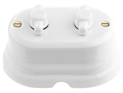Oval - porcelain diverter and diverter