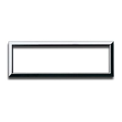 Serie 44 - cornice cromo per placca 7 posti Personal 44 e Zama 44