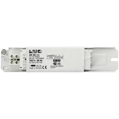 Reattore per lampade fluorescenti 58 - 65W 230V BEM58