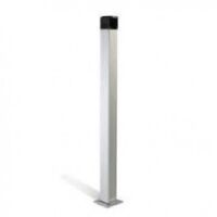 1m natural anodized aluminum column