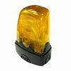 Yellow LED flashing light for 24V automatic systems