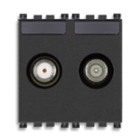 Arke Gray - demixed TV-RD-SAT socket