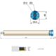 Came 001UY0021 - kit moteur volet 40 Nm Mondrian 5