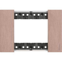 BTicino KA4803ZM Living Now - Placa de cobre de 3 módulos