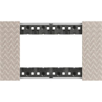 BTicino KA4804MM Living Now - 4 optic module cover plate
