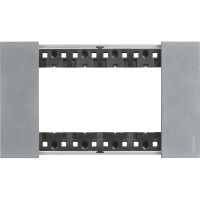 BTicino KA4804NW Living Now - 4-module moon plate