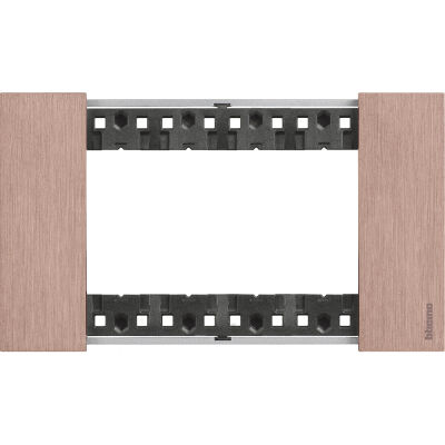 BTicino KA4804ZM Living Now - 4-module copper plate