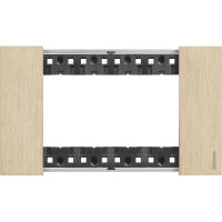 BTicino KA4804ZW Living Now - 4-module gold plate