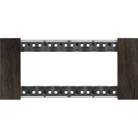 BTicino KA4806LG Living Now - 6-module walnut plate