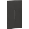 BTicino KG01M2 Living Now Black - 2 module lightable cover