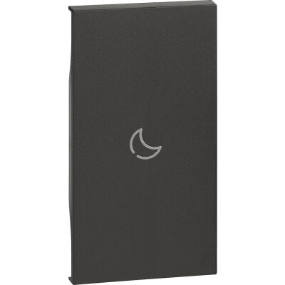 BTicino KG01MH2BED Living Now Noir - Housse symbole lit 2 modules