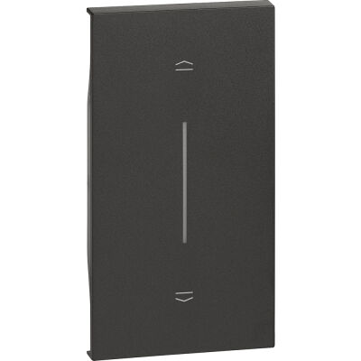 BTicino KG05MH2 Living Now Nero - cover simbolo su/giù 2 moduli