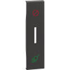 BTicino KG06H Living Now Black - hotel control cover