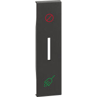 BTicino KG06H Living Now Black - hotel control cover