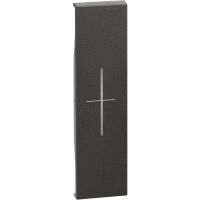 BTicino KG06MH Living Now Black - stop symbol cover