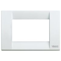 Idea - Classic 3-seater white metal plate