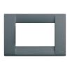 Idea - Classic 3-seater metal plate in slate