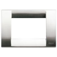 Idea - Classic 3-place brushed nickel metal plate