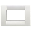 Idea - Classic plate in bright white 3-place technopolymer