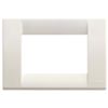 Idea - placca Classica in tecnopolimero 3 posti bianco Idea