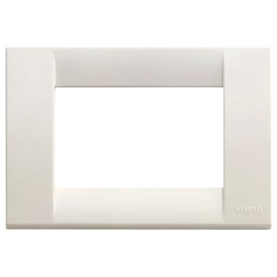 Idea - Idea white 3-place classic technopolymer plate