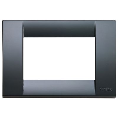 Idea - Classic 3-place graphite gray technopolymer plate