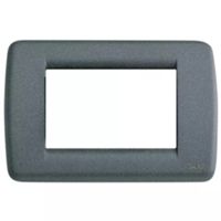 Idea - Rondò 3-seater metal plate in slate