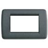 Idea - Rondò 3-seater metal plate in slate