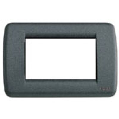 Idea - Rondò 3-seater metal plate in slate