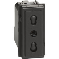 BTicino KG4180 Living Now Black - bypass socket