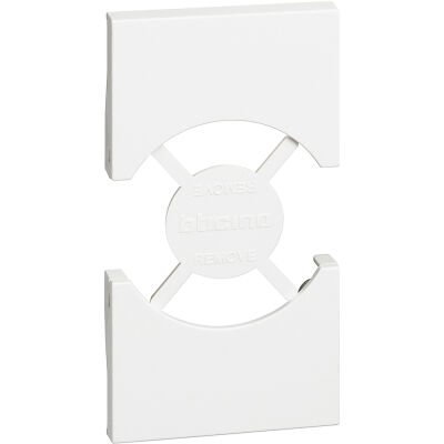 BTicino KW03 Living Now Blanc - Cache prise P40