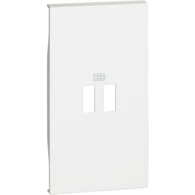 BTicino KW12C Living Now White - 2 module USB charger cover