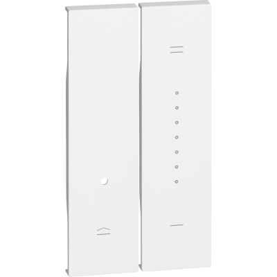 BTicino KW19 Living Now Bianco - cover dimmer 2 moduli
