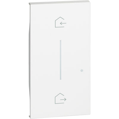 BTicino KW40M2 Living Now White - cache symbole d'entrée et de sortie sans fil