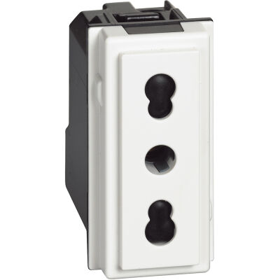 BTicino KW4180 Living Now White - bypass socket