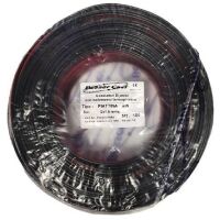 Cable plano Hi-FI polarizado 2X0,5mm2 rojo y negro - 100m