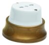 Fusion - porcelain and brass bypass socket
