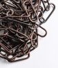 Genoese burnished iron chain for chandeliers
