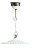 Fusion - pendant chandelier with 180 Ventaglio plate