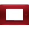 Nea - red 3-place Flexa technopolymer plate