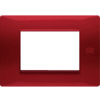 Nea - Placa de tecnopolímero Flexa roja de 3 plazas