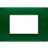 Nea - green 3-place Flexa technopolymer plate