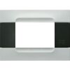 Nea - Kadra Anthracite plate in technopolymer 3 places Helsinki white