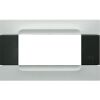 Nea - Kadra Anthracite plate in technopolymer 4 places Helsinki white