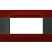 Nea - Kadra Anthracite plate in technopolymer 4 places Beijing red
