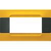 Nea - Kadra Anthracite plate in lisbon yellow technopolymer 4 places